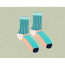 Шкарпетки BARROW різнокольорові з полосками SIN-1751