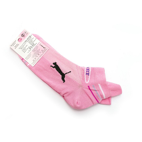 Жіночі рожеві шкарпетки з малюнком Art 801-31-01