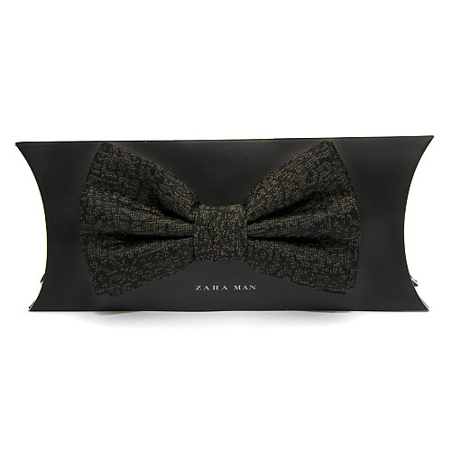 Галстук бабочка Zara темно-зеленая BZR-9005