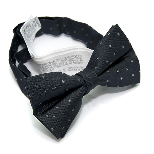 Галстук бабочка Zara темно-синяя со звездочками BZR-9007
