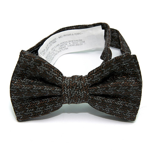 Краватка метелик Zara сіро-коричневий BZR-9010