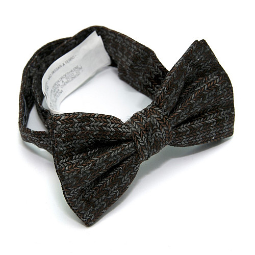 Краватка метелик Zara сіро-коричневий BZR-9010