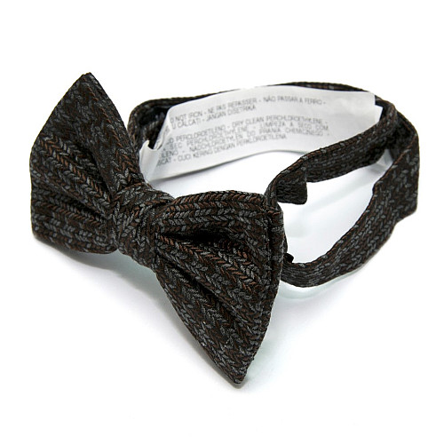 Краватка метелик Zara сіро-коричневий BZR-9010