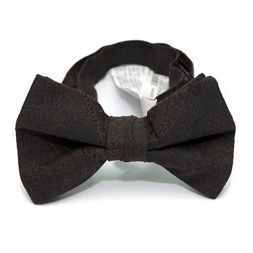 Краватка метелик Zara коричневий з візерунком BZR-9012