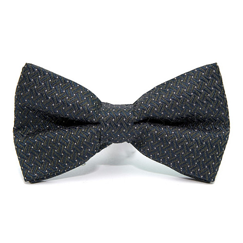 Галстук бабочка Zara синяя с зеленым BZR-9017