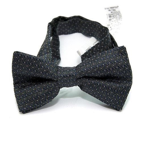 Галстук бабочка Zara синяя с зеленым BZR-9017