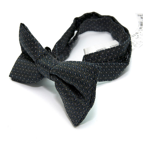 Галстук бабочка Zara синяя с зеленым BZR-9017