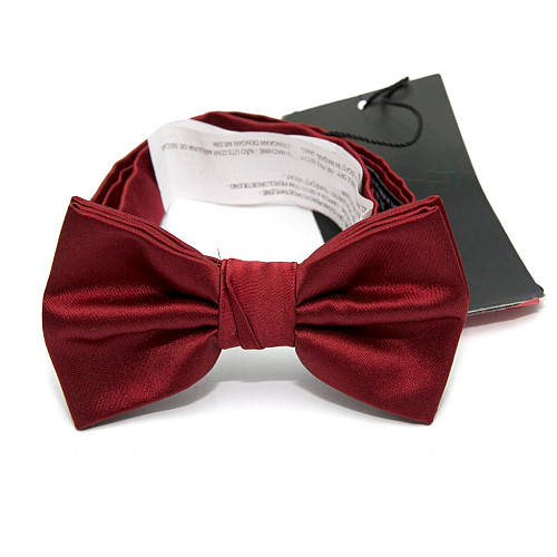 Галстук бабочка Zara вишневая BZR-9025