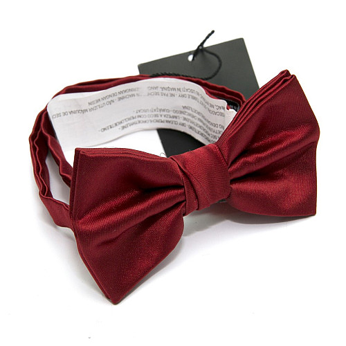 Галстук бабочка Zara вишневая BZR-9025