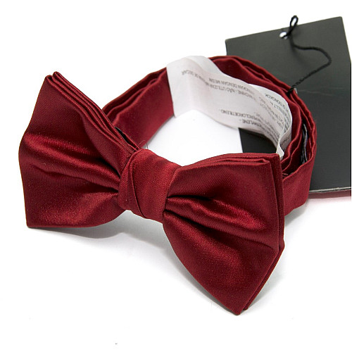 Галстук бабочка Zara вишневая BZR-9025