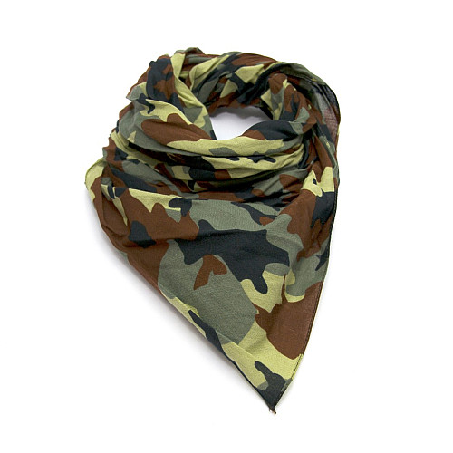 Женский шейный платок Zara камуфляжный GSP-1412