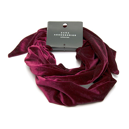 Женский платок Zara вишневый GSP-1417