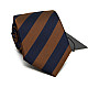 Галстук Zara сине-коричневый в полоску GZR-1306