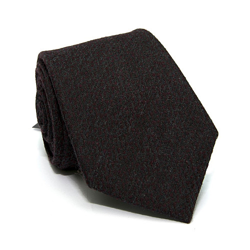 Галстук Zara черный с бордовым GZR-1321