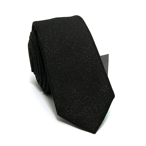 Черный галстук Zara с блестками GZR-1332