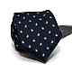 Галстук Zara темно-синий с узором GZR-1339