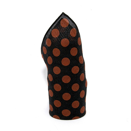 Черный платок Zara в горох PL-171