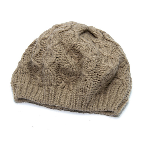 Жіноча дитяча шапка Zara коричнева 1323-596-707