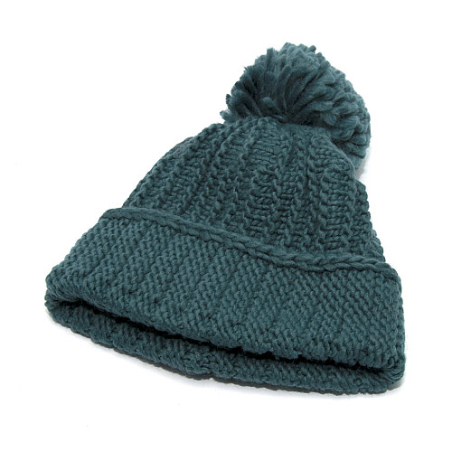 Детская шапка Zara темно-бирюзовая 1323-746-442