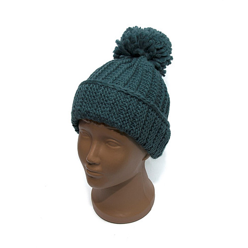 Детская шапка Zara темно-бирюзовая 1323-746-442