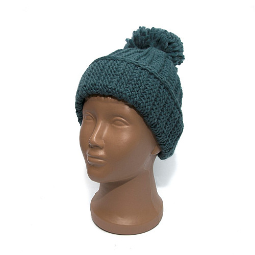 Детская шапка Zara темно-бирюзовая 1323-746-442