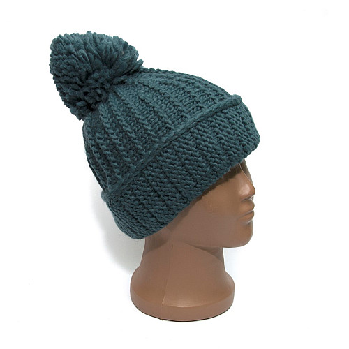 Детская шапка Zara темно-бирюзовая 1323-746-442