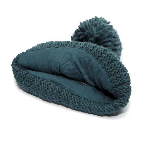 Детская шапка Zara темно-бирюзовая 1323-746-442