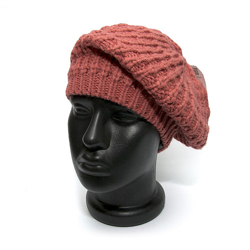 Жіноча шапка Zara коралова 1323-748-620