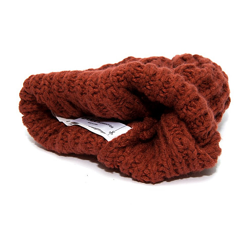 Жіноча шапка Zara теракотова 1323-748-701