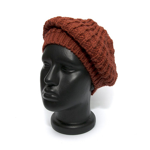 Жіноча шапка Zara теракотова 1323-748-701