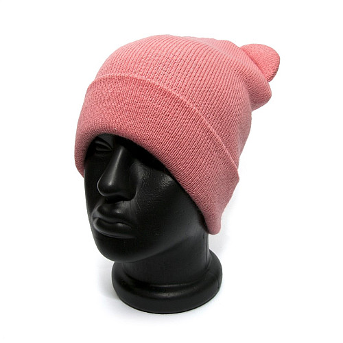 Жіноча рожева шапка Zara з вушками 1323-749-620