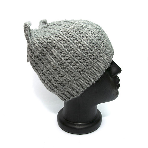 Дитяча шапка Zara сіра з вушками 1323-749-812