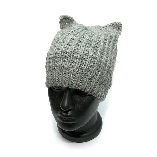 Дитяча шапка Zara сіра з вушками 1323-749-812