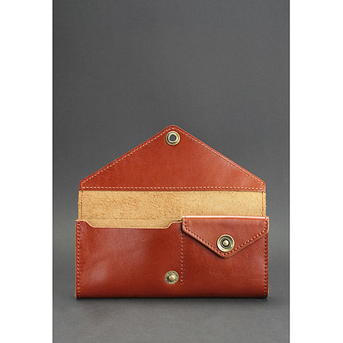 Шкіряний гаманець Коньяк BN-W-1-k