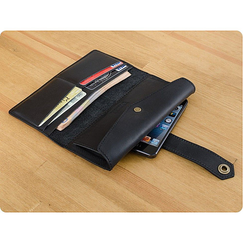 Шкіряне портмоне Графіт bn-pm-3-g