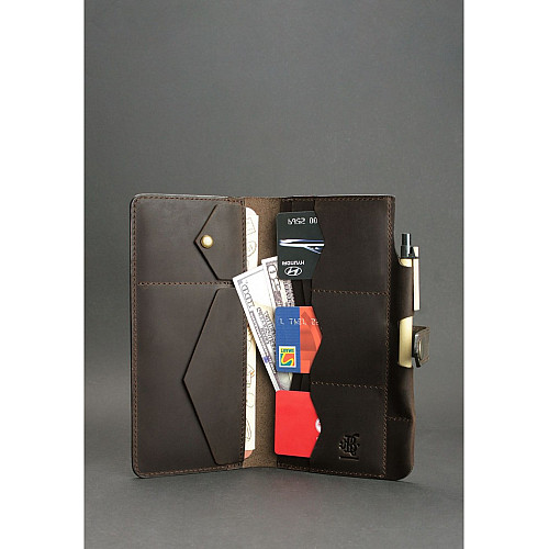 Кожаный Тревел-кейс Орех bn-tk-4-o