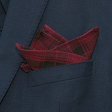 Бордова хустинка в кілтку PL-174