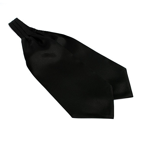 Галстук черный аскот (Askot) ASK-7018