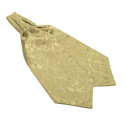 Галстук Бежевый аскот с узором (Askot) ASK-7036