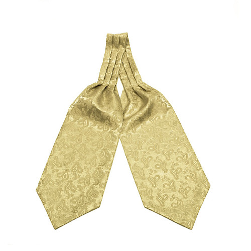 Галстук Бежевый аскот с узором (Askot) ASK-7036