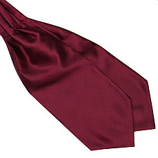 Галстук аскот бордовый с узором (Askot) ASK-7041