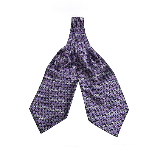 Краватка аскот фіолетова з візерунком (Askot) ASK-7060