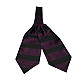 Галстук аскот черный-фиолетовый (Askot) ASK-7063