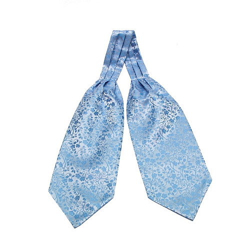 Краватка аскот блакитна з візерунком (Askot) ASK-7064