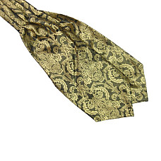 Галстук аскот с золотистым узором (Askot) ASK-7065