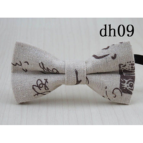 Галстук бабочка детская бежевая BBK-2903