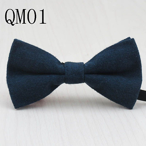 Детская галстук бабочка темно-синяя BBKN-4801