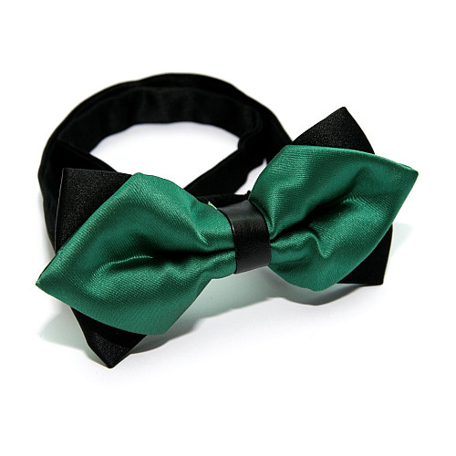 Краватка-метелик діамант зелений BGD-6203