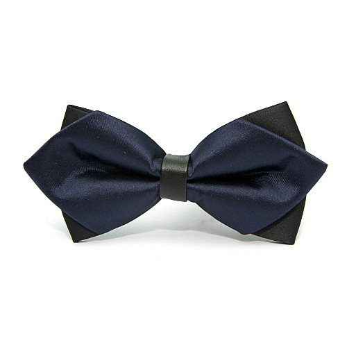 Галстук-бабочка диамант темно-синяя BGD-6206