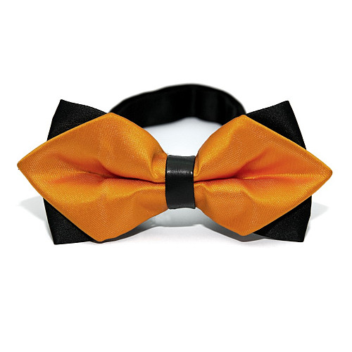 Галстук-бабочка диамант оранжевая BGD-6210